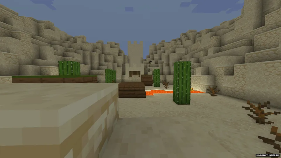 Dry road - 1v1 — Minecraft xarita, rasm 2