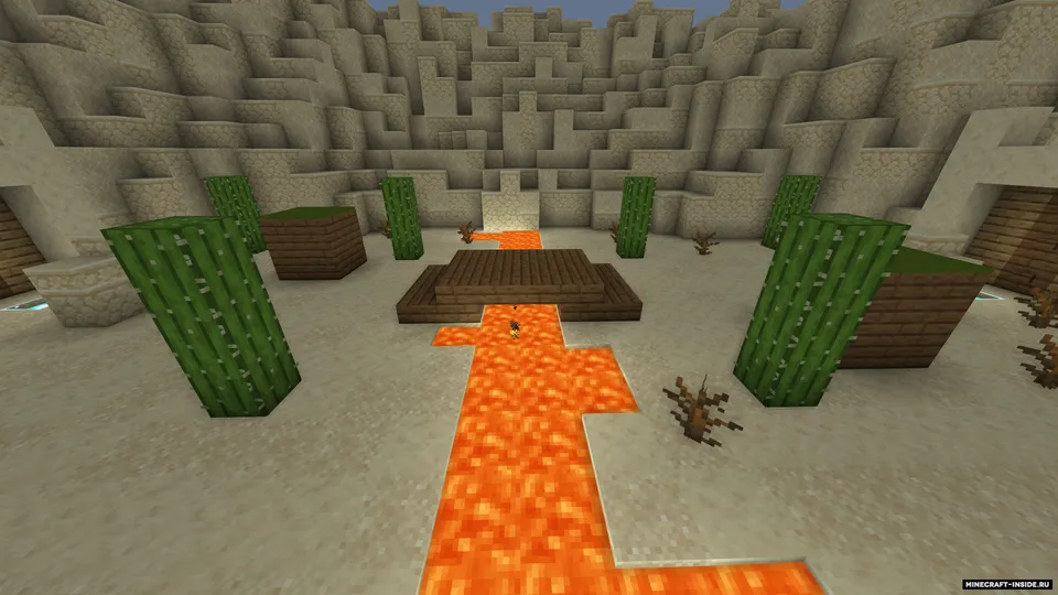 Dry road - 1v1 — Minecraft xarita, rasm 3