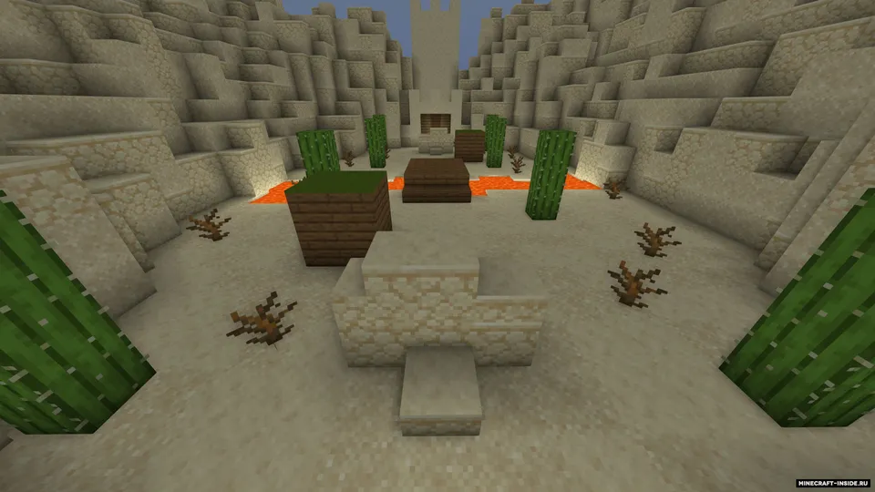 Dry road - 1v1 — Minecraft xarita, rasm 4