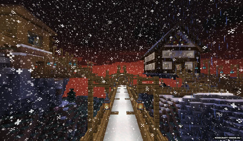 Tog' qishlog'i — Minecraft xarita, rasm 2