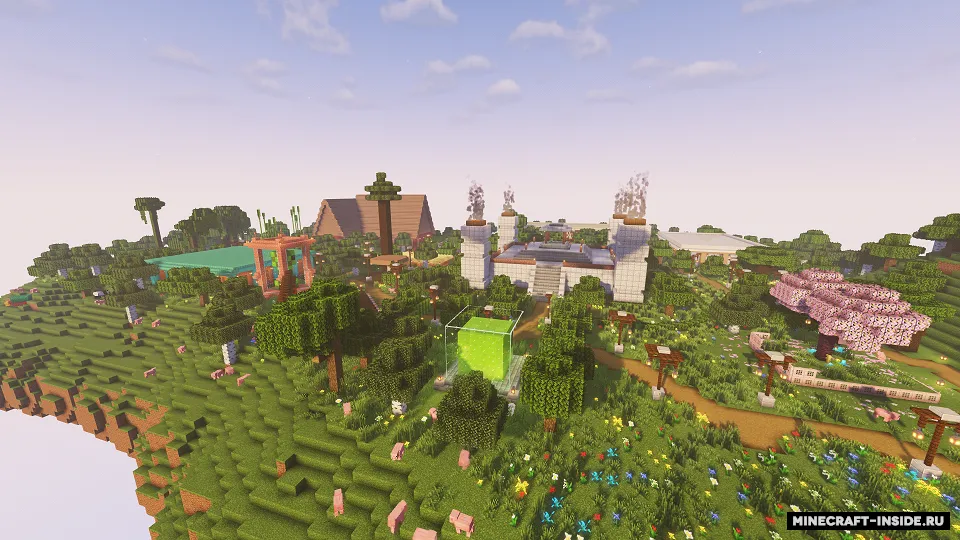Uchar orolda yashirinmachoq — Minecraft xarita, rasm 4