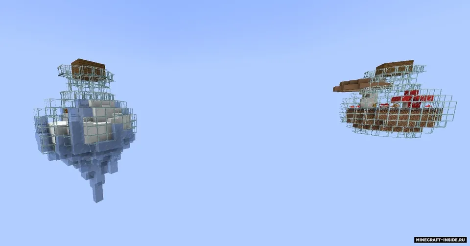 Shishadagi MLG omon qolish — Minecraft xarita, rasm 3