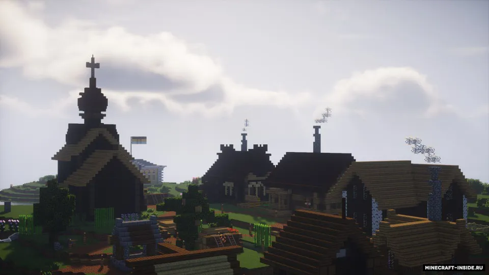 Dubrovsk. Rus inqilobidan oldingi qishlog'i — Minecraft xarita, rasm 2