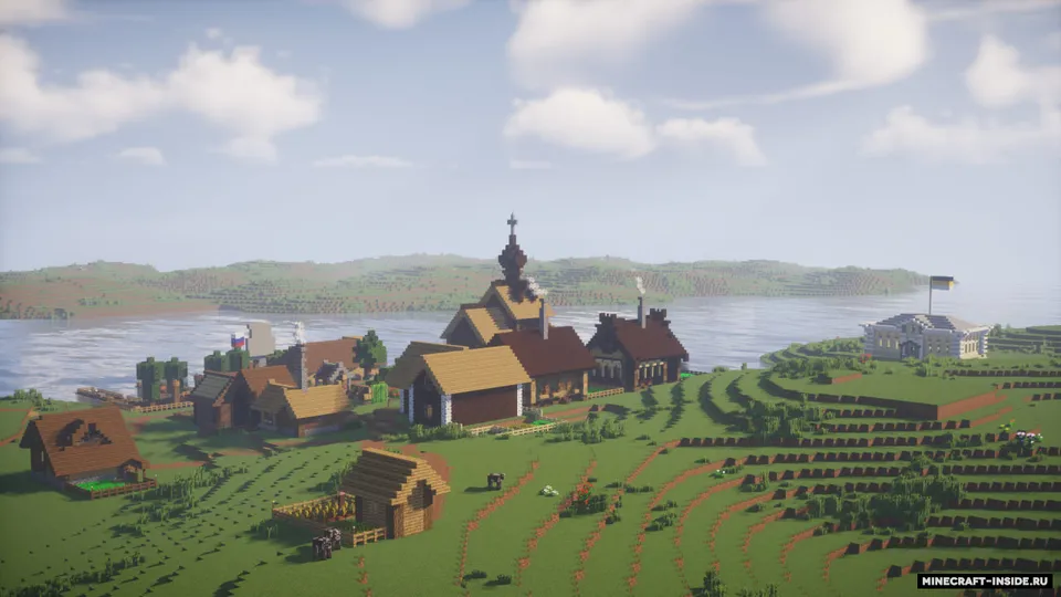 Dubrovsk. Rus inqilobidan oldingi qishlog'i — Minecraft xarita, rasm 3