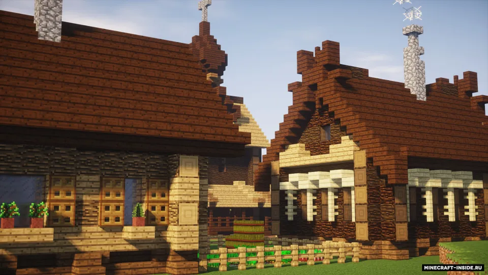 Dubrovsk. Rus inqilobidan oldingi qishlog'i — Minecraft xarita, rasm 4