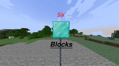 Six Blocks — Minecraft xarita, rasm 1
