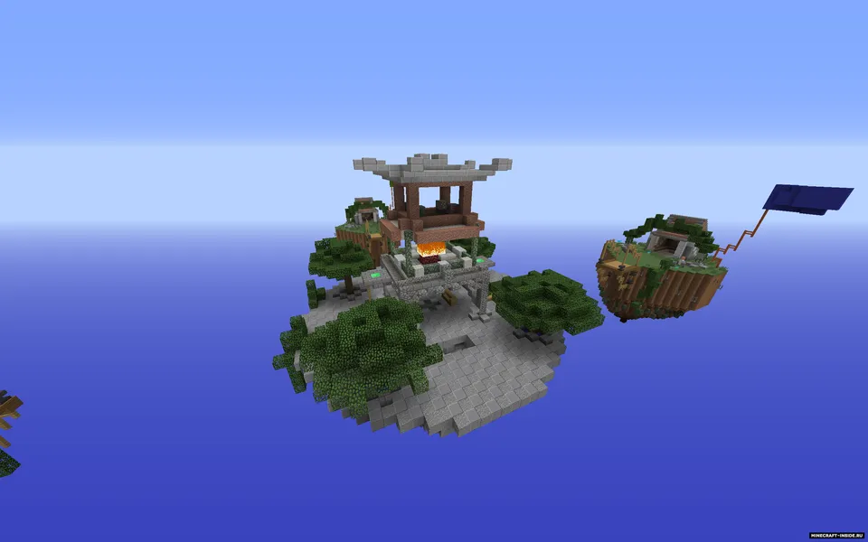 Bedwars Stonetown — Minecraft xarita, rasm 2