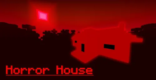 Horror House Map — Minecraft xarita, rasm 1