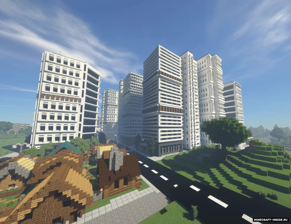 Kontrastlar shahri — Minecraft xarita, rasm 2