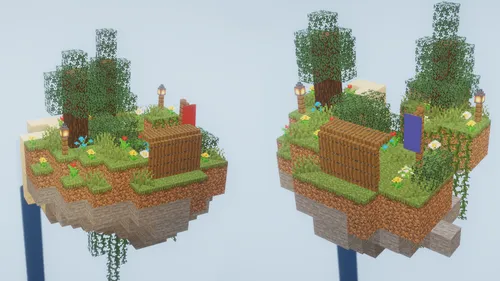 PvP in the sky — Minecraft xarita, rasm 1