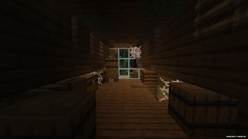 Osmonlardagi qishloq — Minecraft xarita, rasm 4