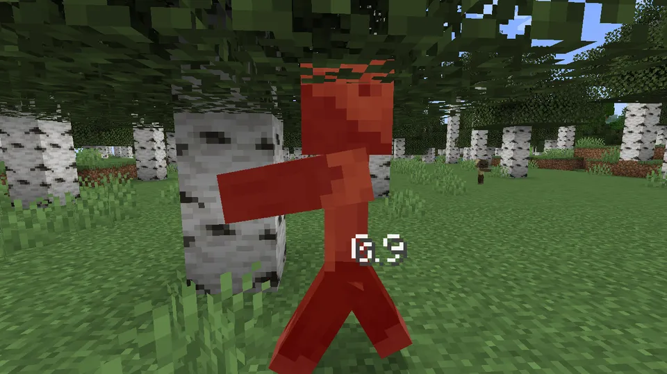 Damage & Status Indicator — Minecraft mod, rasm 4