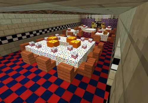 Fredbear's Family Dinner — Minecraft xarita, rasm 1