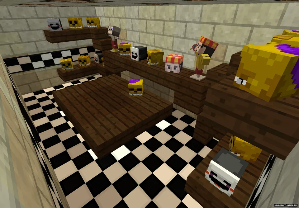 Fredbear's Family Dinner — Minecraft xarita, rasm 5
