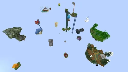 SkyBlock: Tubsizlikka sayohat — Minecraft xarita, rasm 1