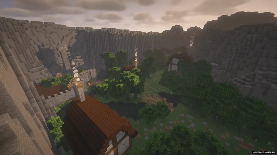 O'rta asr shahri — Minecraft xarita, rasm 2
