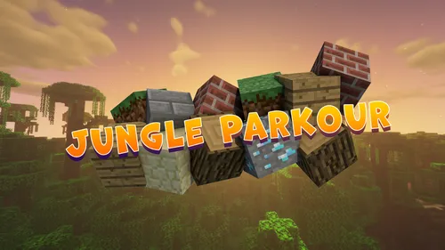 Jungle parkour — Minecraft xarita, rasm 1