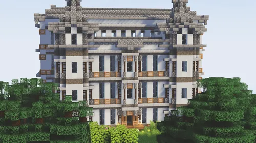 Medieval Manor House — Minecraft xarita, rasm 1