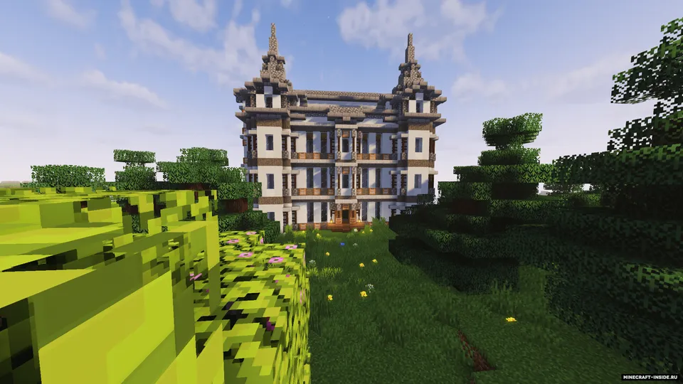 Medieval Manor House — Minecraft xarita, rasm 2