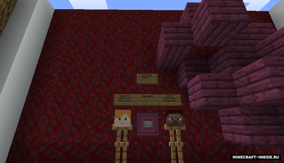 Dopertfs jamoasidan to'rtta sinov — Minecraft xarita, rasm 4