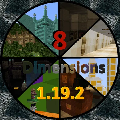 8 dimensions — Minecraft xarita, rasm 1