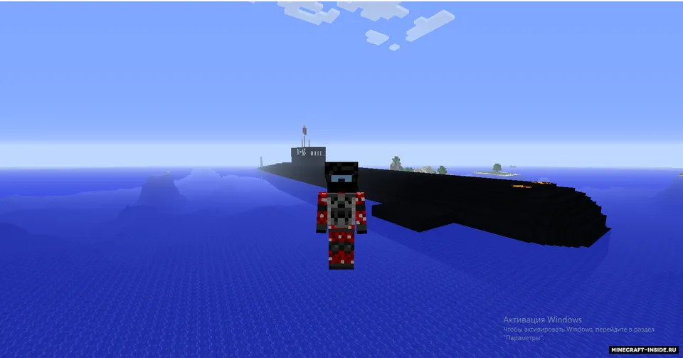 K-15 suvosti kemasi — Minecraft xarita, rasm 2