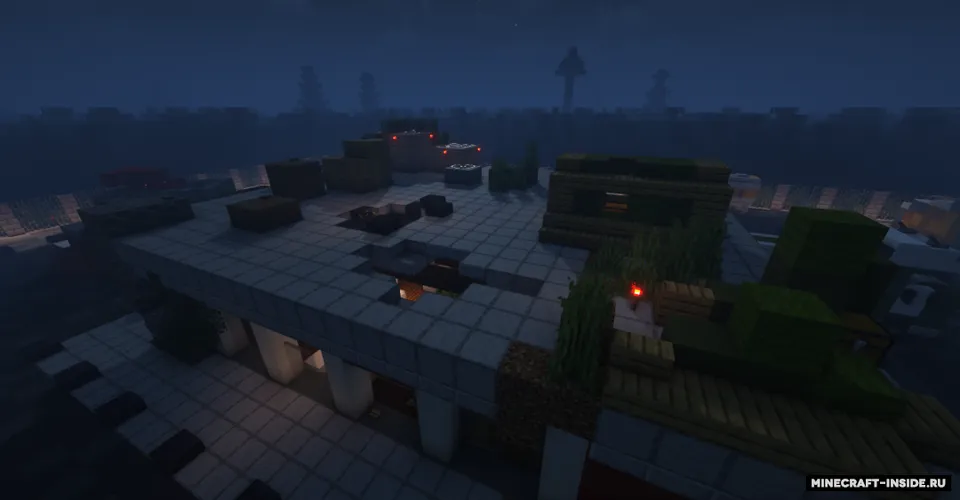 Zombi-apokalipsis uslubidagi kichik shaharcha — Minecraft xarita, rasm 6