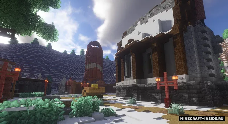 Qorli shaharcha — Minecraft xarita, rasm 7