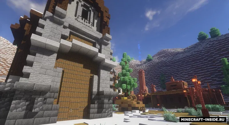 Qorli shaharcha — Minecraft xarita, rasm 8