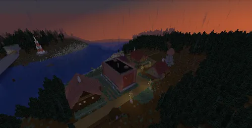 Alekseyevka qishlog'i — Minecraft xarita, rasm 1