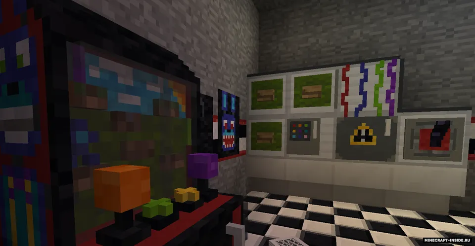 Starry nights with Freddy — Minecraft xarita, rasm 6