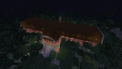 G‘ishtdan yasalgan katta osmono‘par uy — Minecraft xarita, rasm 1