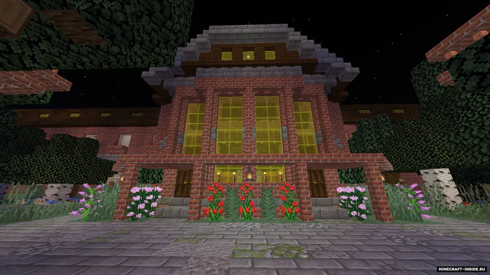 G‘ishtdan yasalgan katta osmono‘par uy — Minecraft xarita, rasm 2