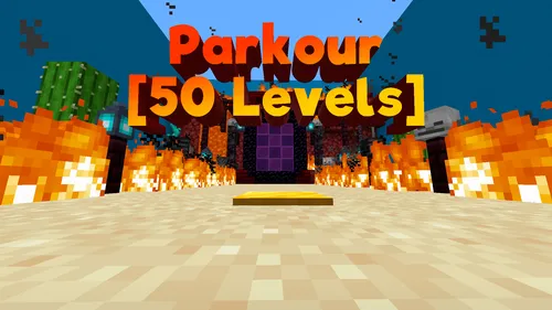 Parkur 50 daraja — Minecraft xarita, rasm 1