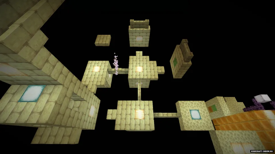 Endning uch tomoni — Minecraft xarita, rasm 3