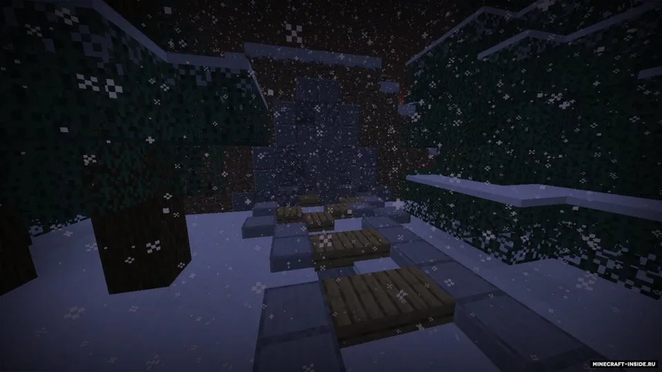 Qishki safar: Bir tomonlama chipta — Minecraft xarita, rasm 5