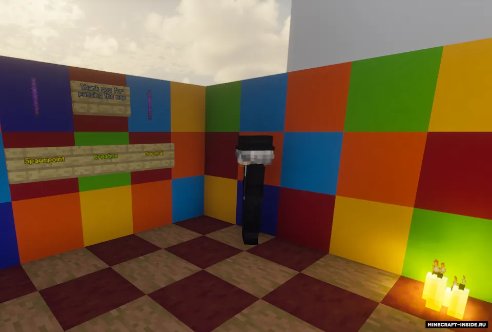 First parkour — Minecraft xarita, rasm 4