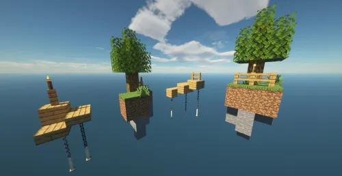 Parkour island — Minecraft xarita, rasm 1