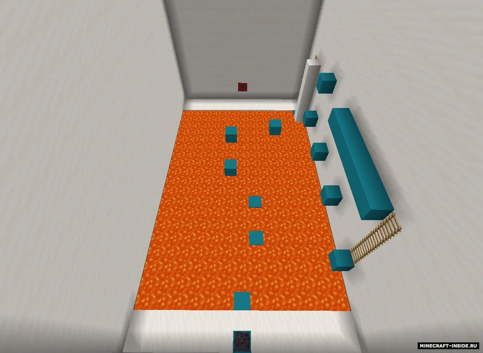 Tugmachagacha yetib borish — Minecraft xarita, rasm 2