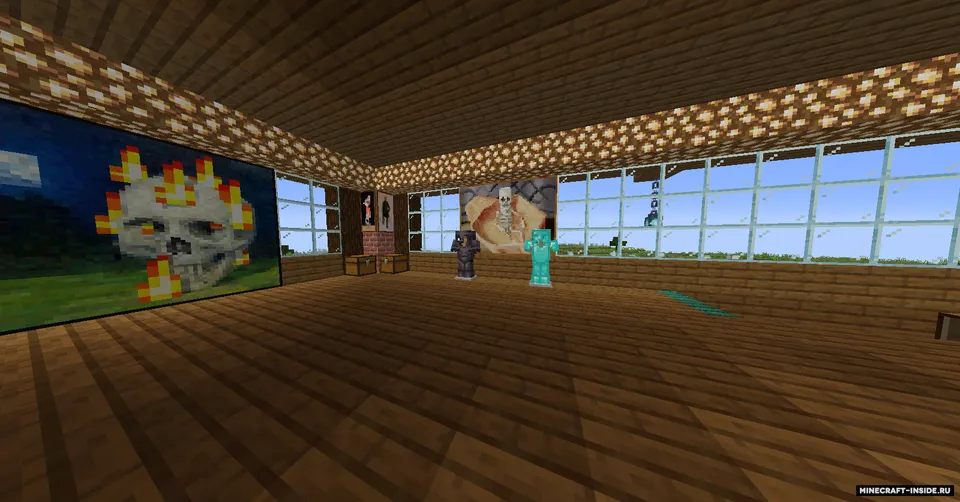 Katta uchuvchi oroldagi uy — Minecraft xarita, rasm 2