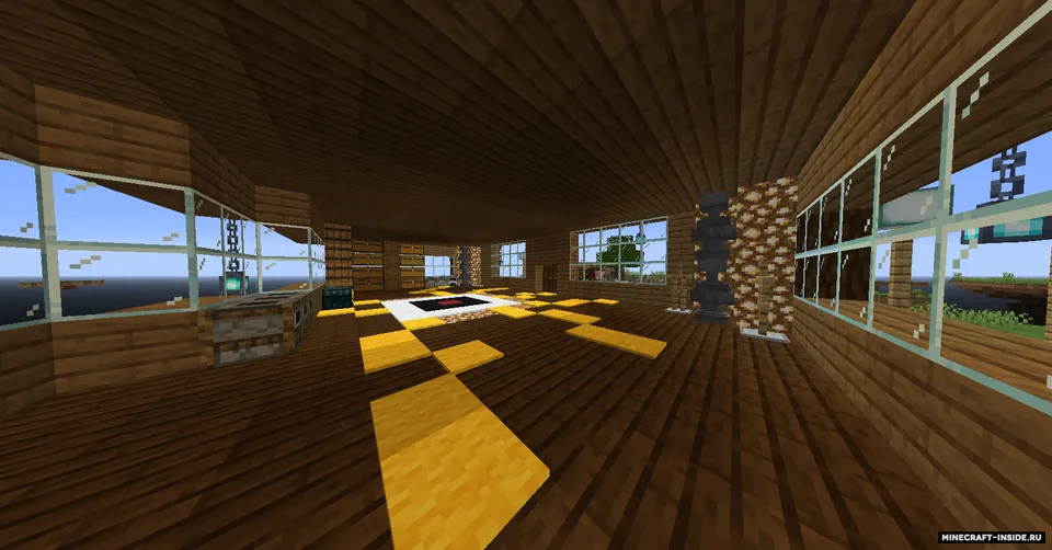 Katta uchuvchi oroldagi uy — Minecraft xarita, rasm 3