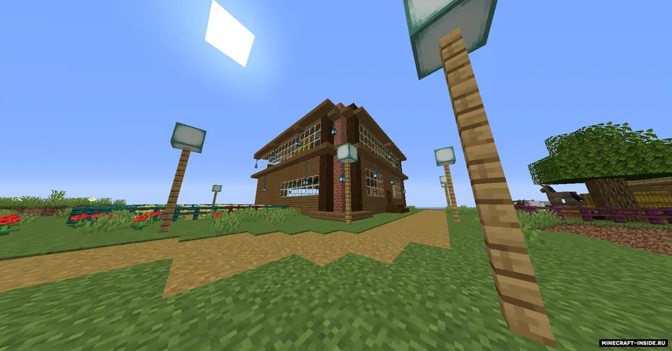 Katta uchuvchi oroldagi uy — Minecraft xarita, rasm 5