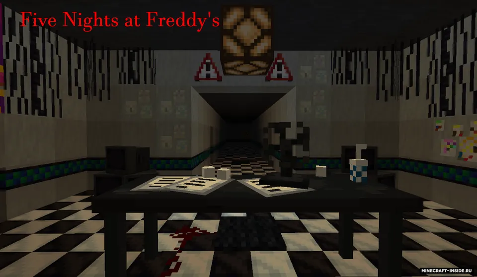 FNAF in Minecraft by Kuramaoff — Minecraft xarita, rasm 2