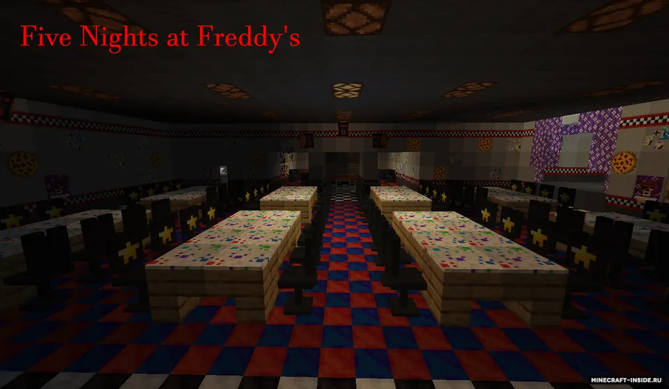 FNAF in Minecraft by Kuramaoff — Minecraft xarita, rasm 5