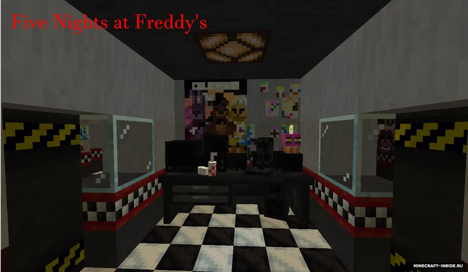 FNAF in Minecraft by Kuramaoff — Minecraft xarita, rasm 6