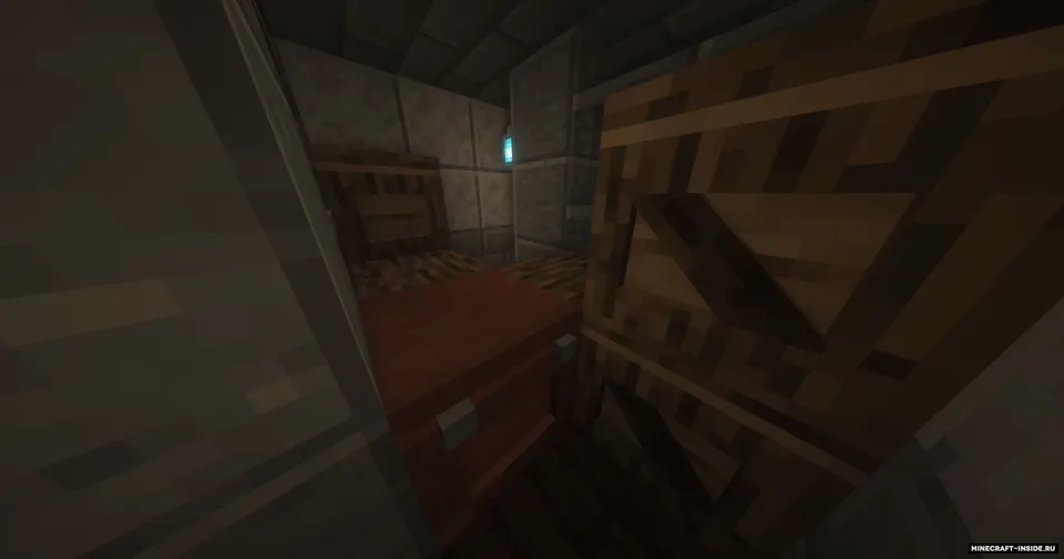 Hech qaerga koridor II - The Bunker — Minecraft xarita, rasm 3