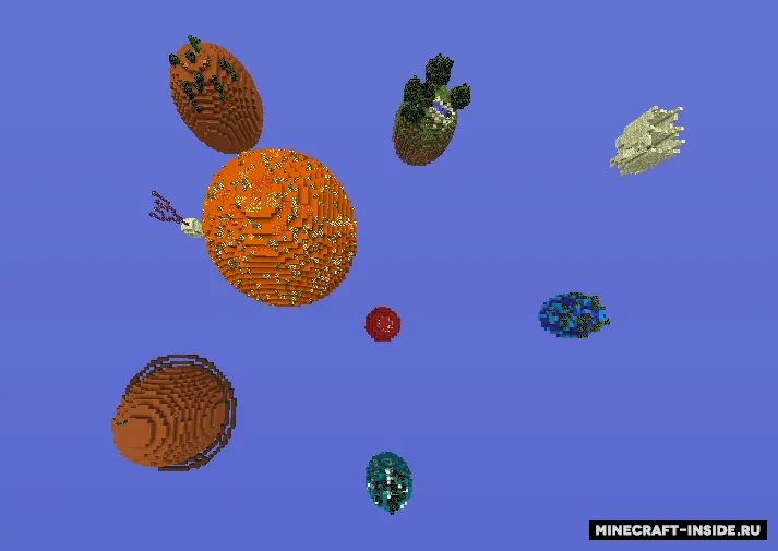 Sayyoralarda omon qolish — Minecraft xarita, rasm 3