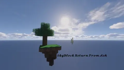 SkyBlock: return from ash