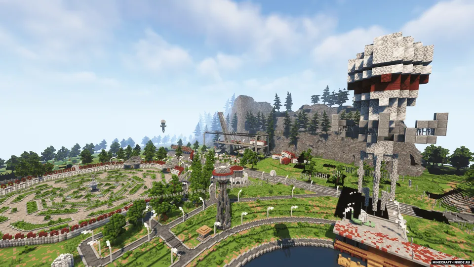 Atomic Heart o'yinidan VDNX — Minecraft xarita, rasm 6