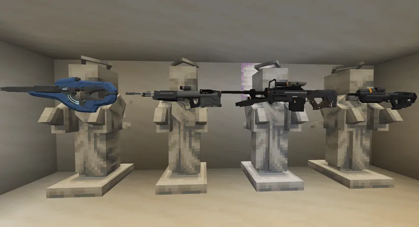 Halo Weapon Pack for TACZ — Minecraft mod, rasm 6